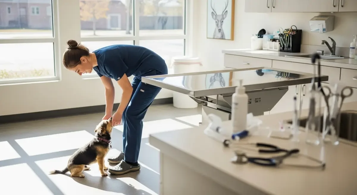 Strój do pracy z czworonogami